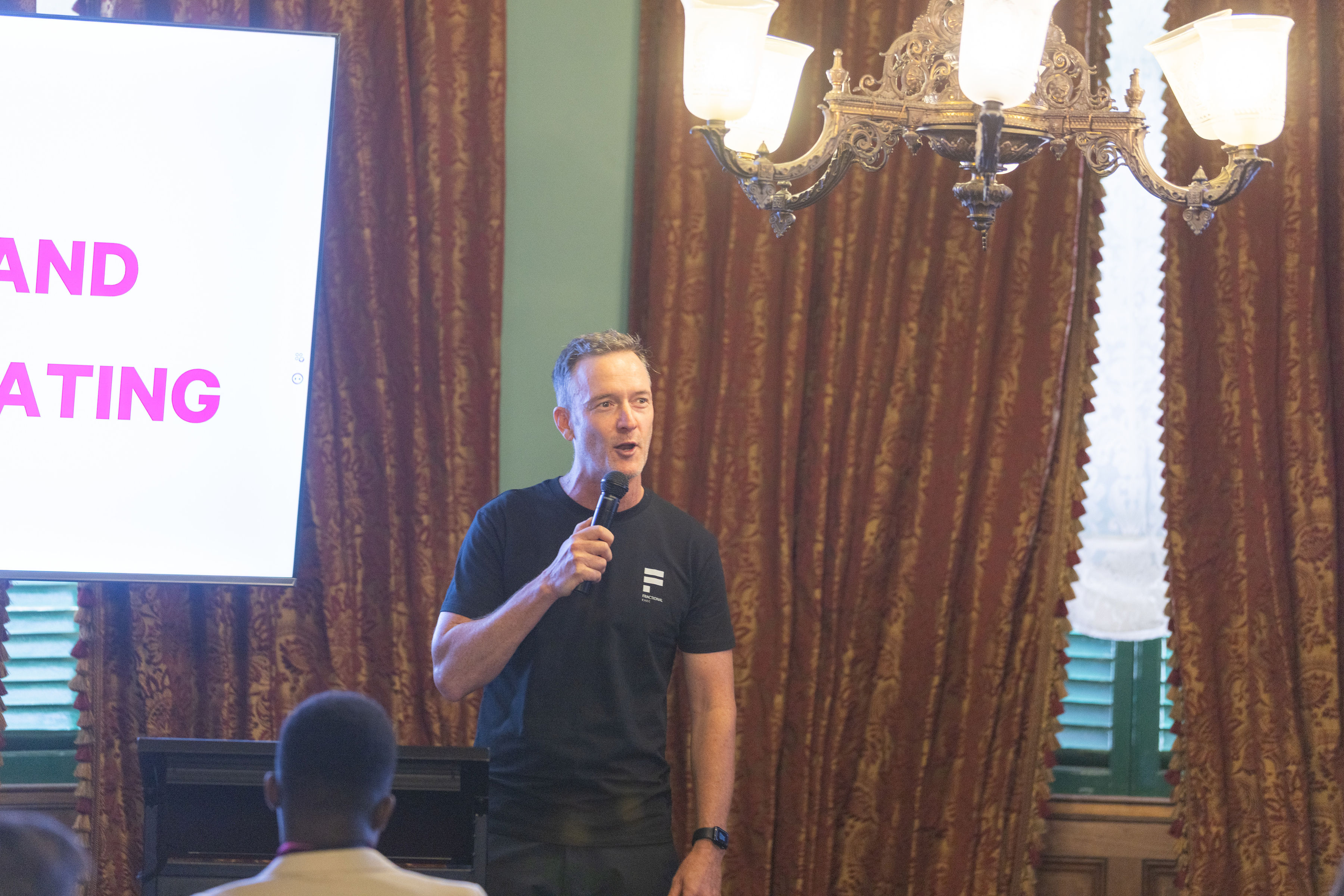 Zac King speaking at SouthStart 2025